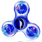 Crystal Luminous LED light Fidget Spinner Hand Top Spinners Glow in Dark EDC Stress Relief Toys Kinetic Gyroscope for Children