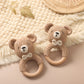 Baby Toys Crochet Animal Rattle Cartoon Music Rattle Toys for Baby Kawaii Teether Rattle Baby Toy 0 12 Months Montessori Toys