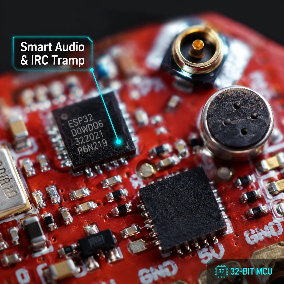 Hglrc Zeus Nano Vtx 5.8G 350Mw Video Transmitter IRC Tramp Built-In Microphone 16/20/25.5Mm Mount Original Fast Shipping