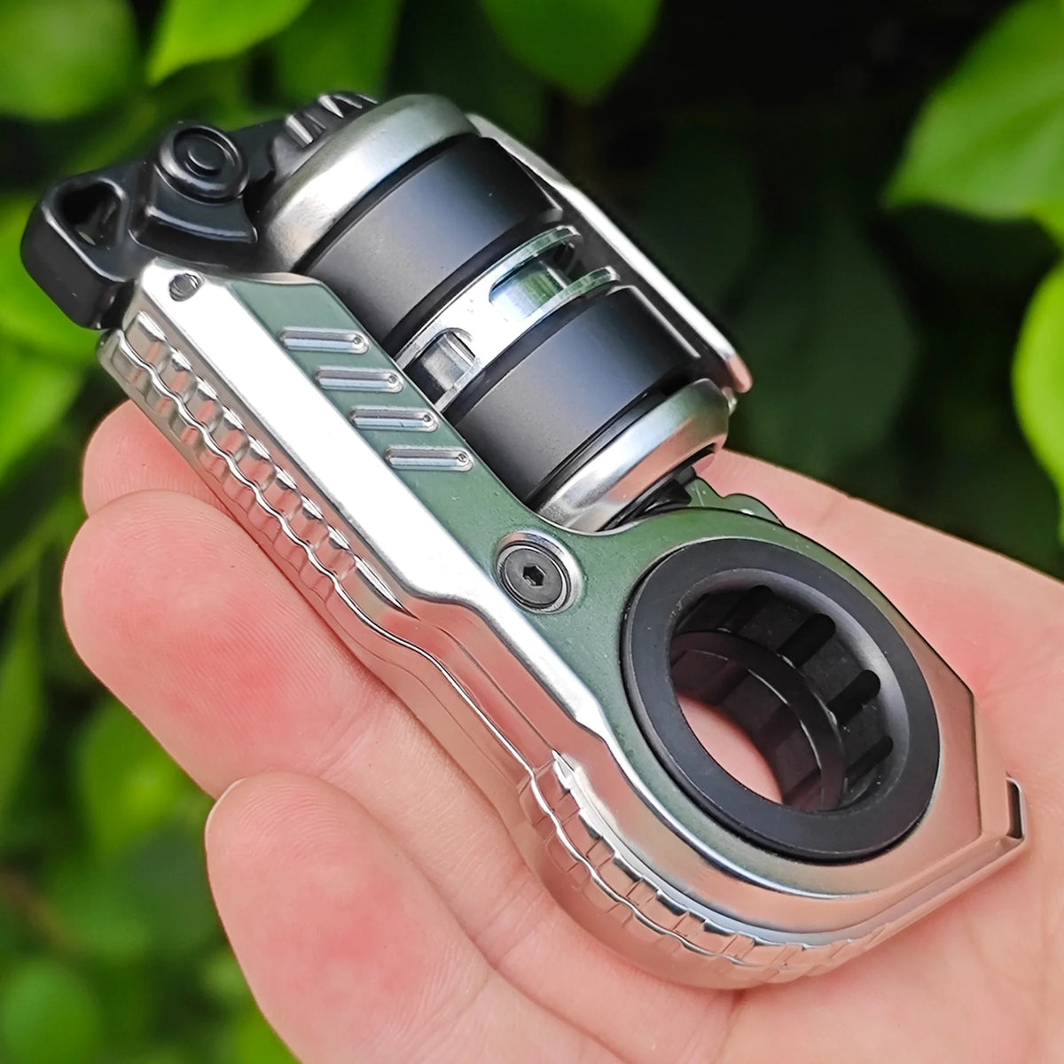 EDC Fidget Sliders Fidget Toys Tuning Fork Magnetic Push Egg Mechanical Ratchet Crisp Sound Cyber Core Multi-functional Toys