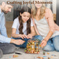 Rolife Wooden 3D Puzzle Cathy's Greenhouse DIY Miniature House Kit Mini Dollhouse Model Building Kit with LED Light for Home Decor Holiday Gift for Adults Teens