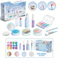 Children's Makeup Toy Set Simulated Beauty Makeup Box Set No Smearing No Liquid 10 Piece Non-toxic Set (Non Real Makeup)