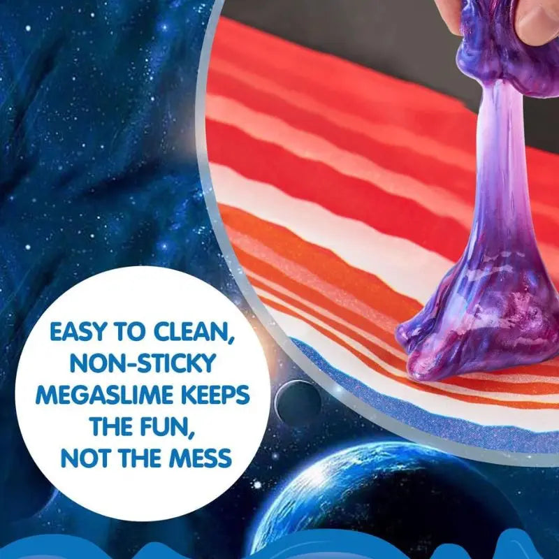 24 Pack Slime Party Favors Galaxy Slime Ball - Stretchy Non-Sticky Mess-Free Classroom Reward Party Supplies