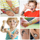 10Sheets Football Soccer Temporary Tattoos Makeup Body Stickers for Boys Sports Designs Fun Birthday Party Decorations