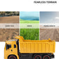 ZWN 2.4G Remote Control Excavator Dump Truck RC Model Car Toy Professional Alloy Plastic Simulation Construction Vehicle for Kid