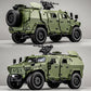 1:18 Dongfeng M-Terrain Alloy Car Toys Miniature Model Diecast Military Vehicle Sound Light Pull Back Doors Opened Kid Xmas Gift