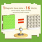 Variety Magnetic Interlocking Base Plates, Fit Pixel Magnetic Blocks, Kids Toy Gifts for Birthday Halloween Xmas
