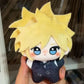 Final Fantasy VII Cloud Strife Cosplay Anime Plush 10CM Stuffed Body Plushie Cartoon Pendant Knapsack Ornament Birthday Gifts