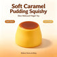 DIY Caramel Pudding Building Blocks Squishy Toy Wet Soft Handfeel Squeaky Sensory Stress Relief Fidget Toy Crunchy Decompression Vent Plaything Perfect Gift for Halloween Christmas Thanksgiving Valentine Birthday Party Favors