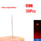50pcs/bag 0402 0603 0805 1206 SMD Lamp Wired Micro Litz Led Pre-Soldered Chip Wired 30cm 3V DIY Railway Models Scenes Toy Light
