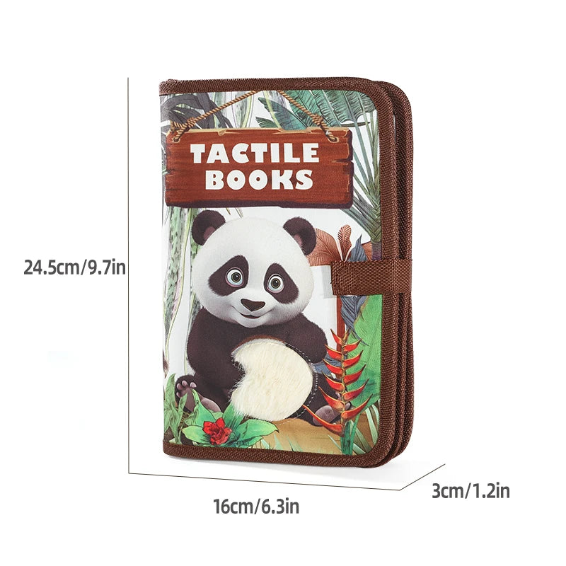 Cognitive and tactile training for children's touch books in early education