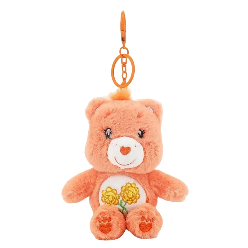 Care Bears Plush Toy Kawaii Squeak Sound Keychain 15cm Pendant Cute Cartoon Keychain Bag Luggage Decor Holiday Birthday Gift