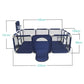 Baby Playground Playpen Corralito for Baby Toddlers with Thicken Steel Pipes Kids Play Park Activity Fence Ball Box Game Playpen