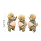 2/3PCS Shiba Inu Teddy Dog Belly Stickers Cute Puppy Wearing Outfit Silicone Self-Adhesive Stress Relief For Home Decor & Phone