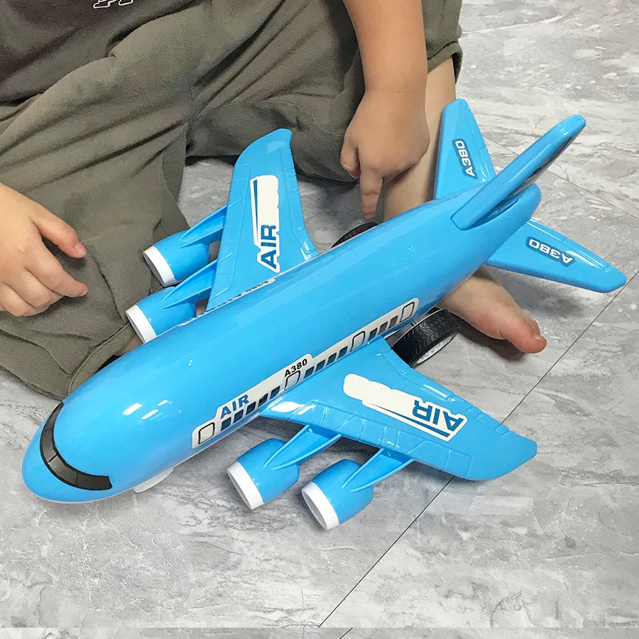 Large sized airplane toys, children's inertia airplane toy models, boys and girls, Christmas gifts, New Year gifts