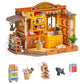 Rolife DIY Miniature House Kit Pet Store Dollhouse Wooden 3D Puzzle Model Building Kit with LED Light for Home Decor Suitable for Adults and Kids