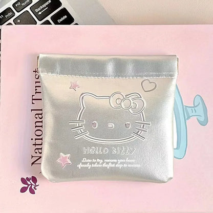 Kawaii HelloKitty cartoon peripheral storage bag, makeup bag, multifunctional packaging bag