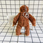 Soft 20cm Gorilla Pendant Orangutans Monkey Plush Doll Pendant Stuffed Animal Key Ring Girl