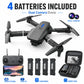 ZNLYRION 4K Dual Camera FPV Drone E88 Pro 15Mins Flight Time Foldable Quadcopter with Altitude Hold Headless Mode One-Key Takeoff/Landing
