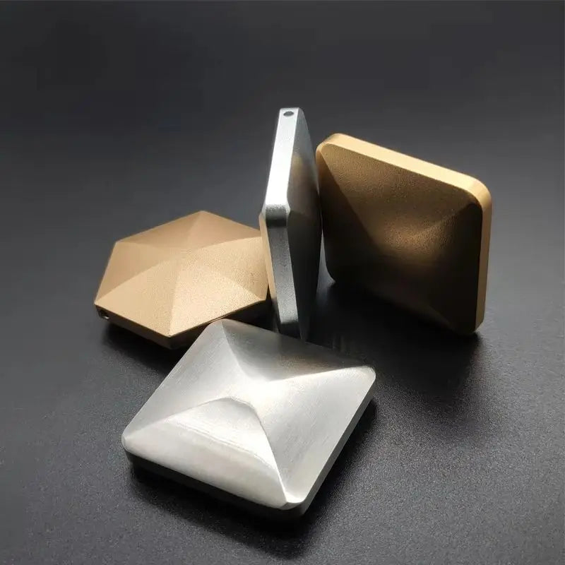 Hexagonal Square Fun Desktop Flip Toy - Fingertip Gyro Pocket Stress Relieving Artifact For Children And Adults