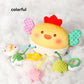 Bed Hanging Drawstring Cheer Toy Bedbell Pendant Can Be Nibbled Drawstring cartoon Pendant