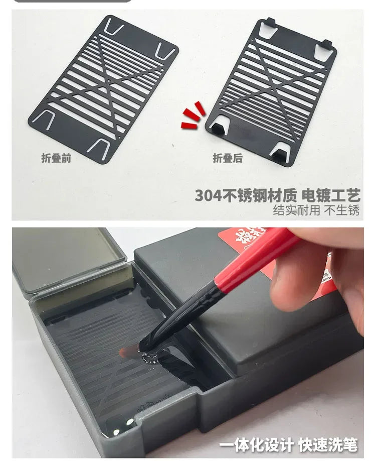 Water-based Paint Set Hand-painting Wet Palette Coloring Tool Pigment Toning Moisturizing Box for  Tools Hobby DIY