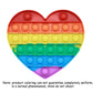 Push Pop Bubble Fidget Sensory Toy Stress Relief Toys Pack for Kids Adults Rainbow Anti-Anxiety Tools Office Stress Relief Toys