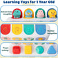 Montessori Baby Pop Up Animals Toy Interactive Sensory Toys for Toddlers Developmental Educational Toy for Boys Girls 6-12 Month