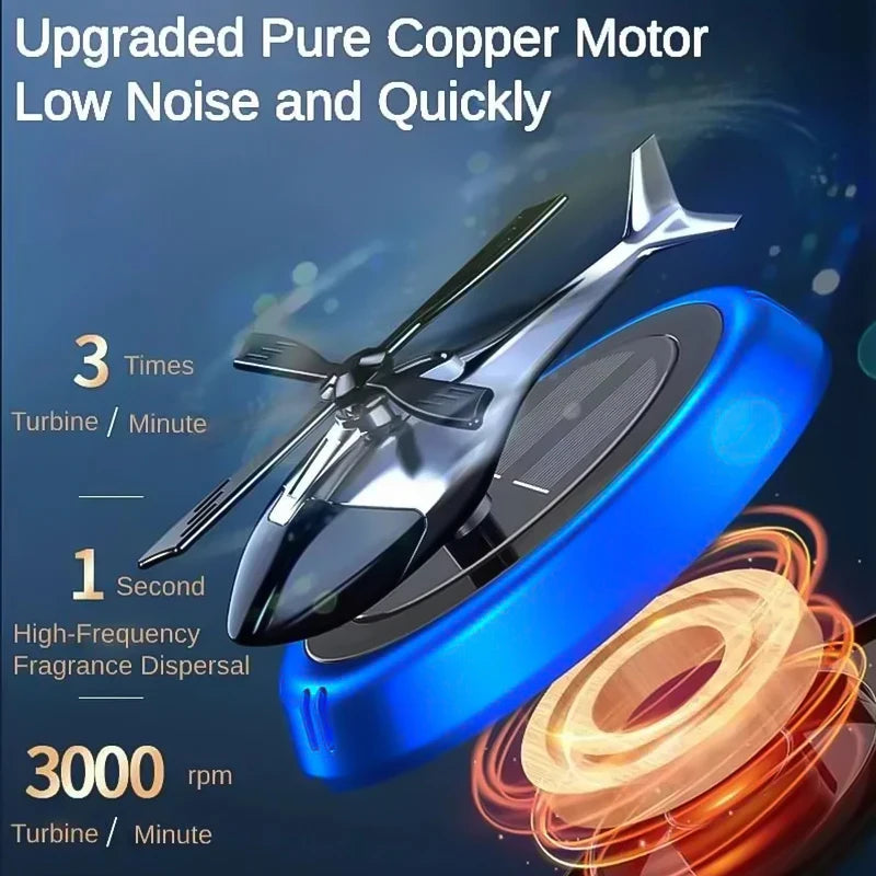 Solar Aircraft Car Decoration Ornaments Car Interior Accessories Desktop Ornament Gift For Woman, Man, Car Enthusiast