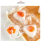 Egg Yolk Squishy Toy - Food-Safe Silicone Stress Ball, Kawaii Rice Ball Popping Fidget Sensory Toy for Anxiety & Focus