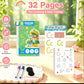 Reusable Magic Practice - 4-Book Set for Pen Control, Letters & Numbers | 128 Pages Handwriting Workbook for Kids Ages 3-8 | Homeschool & Classroom Supplies