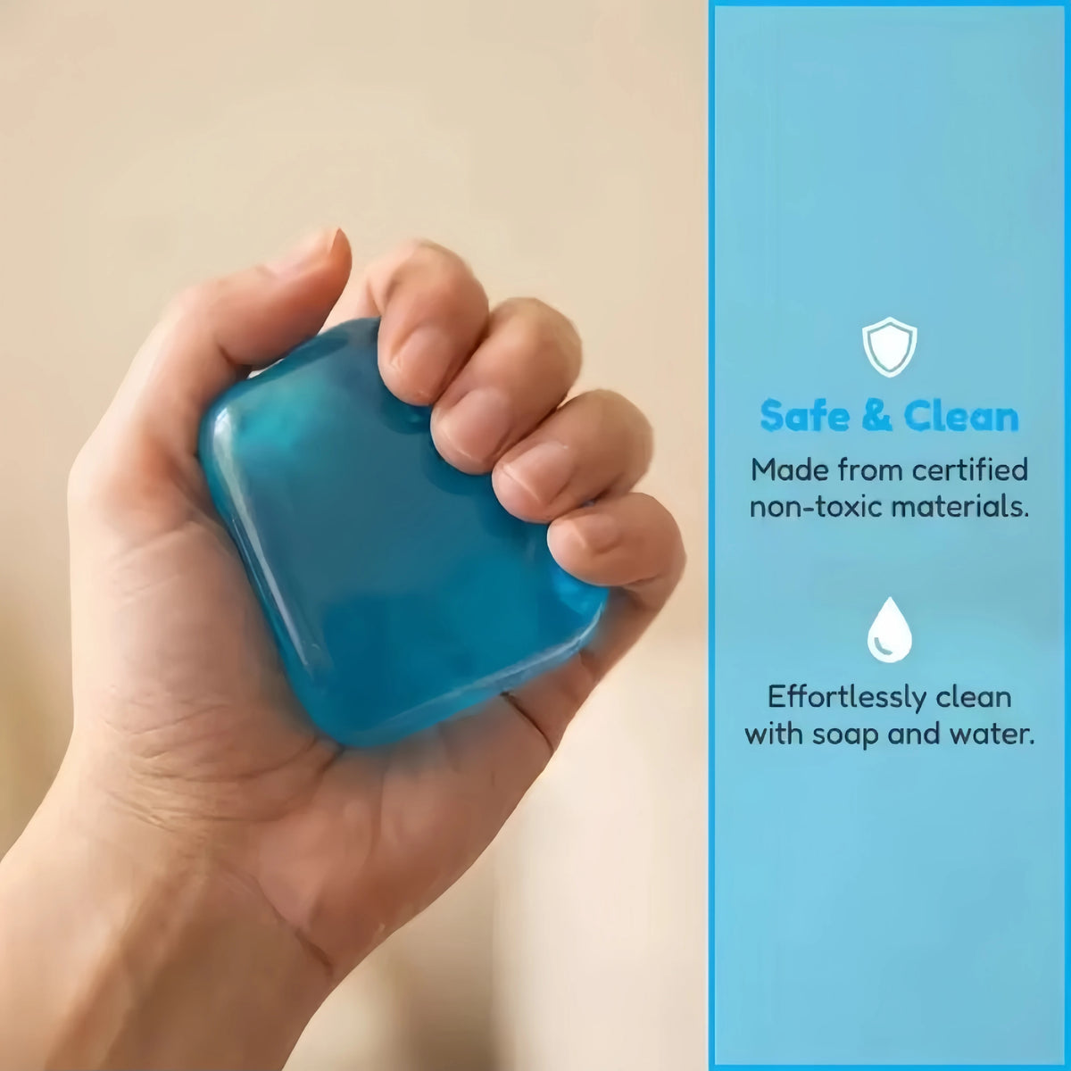 Nice Cube, Ice Cube Squishies Toys, Durable, Slow-Rebound Fingertip Exquisite Spherical Ice Cube With Box, Non-Sticky Desk Toy For Relaxation & Focus For Adult, Classroom Prizes, Novelty Gift for Kids and Adults, Christmas/Ha