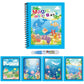 NEW Children Animal Cartoon Painting Book  Magic Water Book with Water Pen for Kids Birthday Christmas New Year Gift for Kids