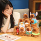 Cute Capybara Plush Toy with Hat Simulation Capybara Cosplay Crab Rabbit Cat Doll Small Size Stuffed Animals Bag Pendant Gift