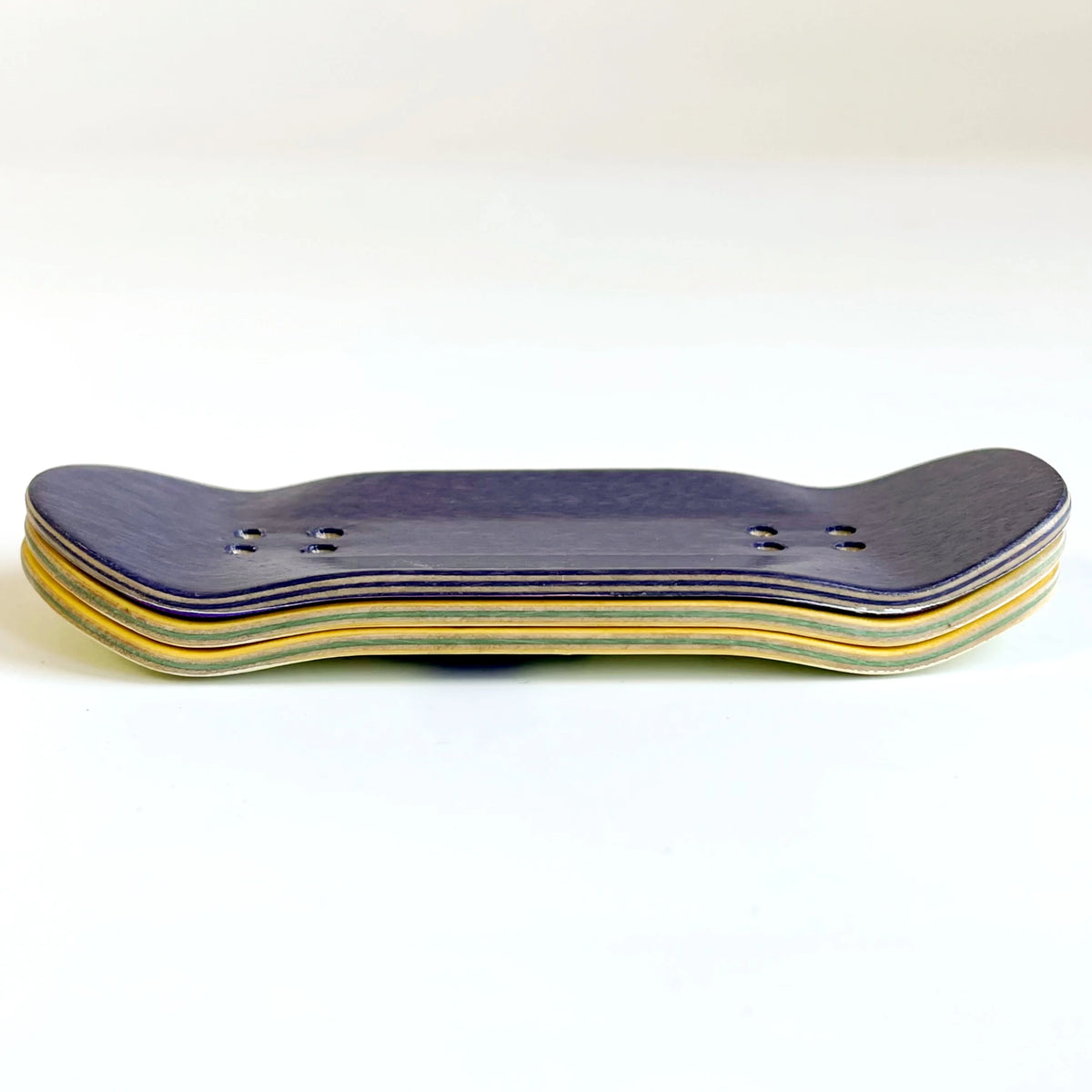 35mm Fingerboard Deck New Shape with Real Wear Graphic for Professional Finger Skateboard