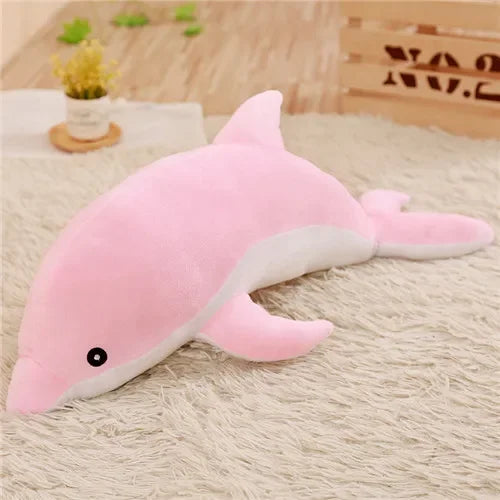 30cm Kawaii Dolphin Whale Shark Plush Toy Stuffed Soft Cute Animal Pillow Dolls Toys for Kids Children Girls Birthday Gifts Deco