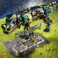 Mechanical Shark Building Set, Sea Life Crocodile Parrot Mantis Frog Manta Ray Building Blocks Light, Animal Toys Gift for Kid