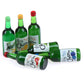 5Pcs 1:12 Dollhouse Miniature Fruit Juice Bottles Model Simulation Kitchen Drinks Model Toys For Doll House Decoration