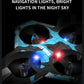 K500 RC Drone with LED Lights & Air Pressure Altitude Hold – Shock-Resistant Mini Quadcopter, 2.4G Remote Control, One-Key Takeoff/Landing/360° Rotation, Indoor/Outdoor Flying Toy, Ideal Gift for Friends