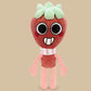 35cm D-Dandys W-World Sprout Deluxe Strawberry Cartoon Plush Toy Cute Soft Stuffed Doll With Cupcake Game Fans Home Decor Gifts