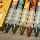 5pcs Pikachu Gel Pen Set Pokemon Ballpoint Pen Cartoon Printing Writing Pen Students Stationery Office Supplies