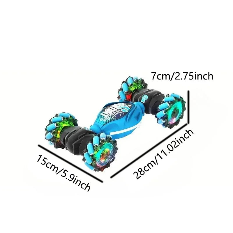 New Arrival Gesture Sensing Deformable Remote Control Car, Viral Hit Gift. 4WD Stunt Twist Off-Road Climbing RC Toy Car, Ideal Birthday & Christmas Present