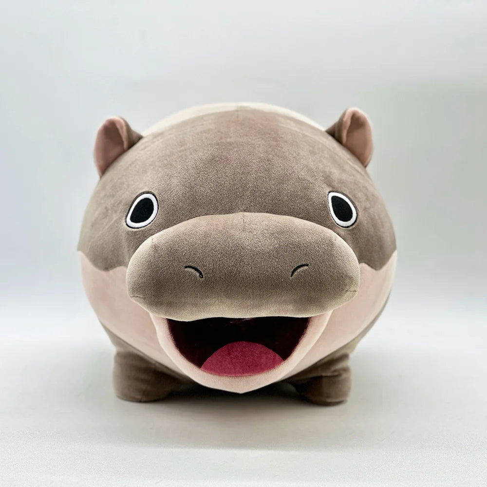 Moo Deng Plush Cute Cartoon Hippo Plushies Soft Stuffed Animal Hug Pillow Back Cushion Kids Toy Girl Boy Gift