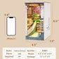 Robotime Rolife DIY Book Nook Japanese Sakura Densya in Books Series Wooden Miniature House with Furniture Doll House Kits Toy