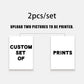 1/2/3pcs Personalized Custom Canvas Prints Photo Poster for Family Life Pet Anime Birthdays Weddings Scenery Home Wall Art Decor