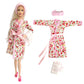 NK 1/6 Doll Princess Hot Sell Fashion Doll Dress Pink Suit For 11.5 Inch Doll Clothes Hat For 29CM Dolls Accessories Gift Toy JJ