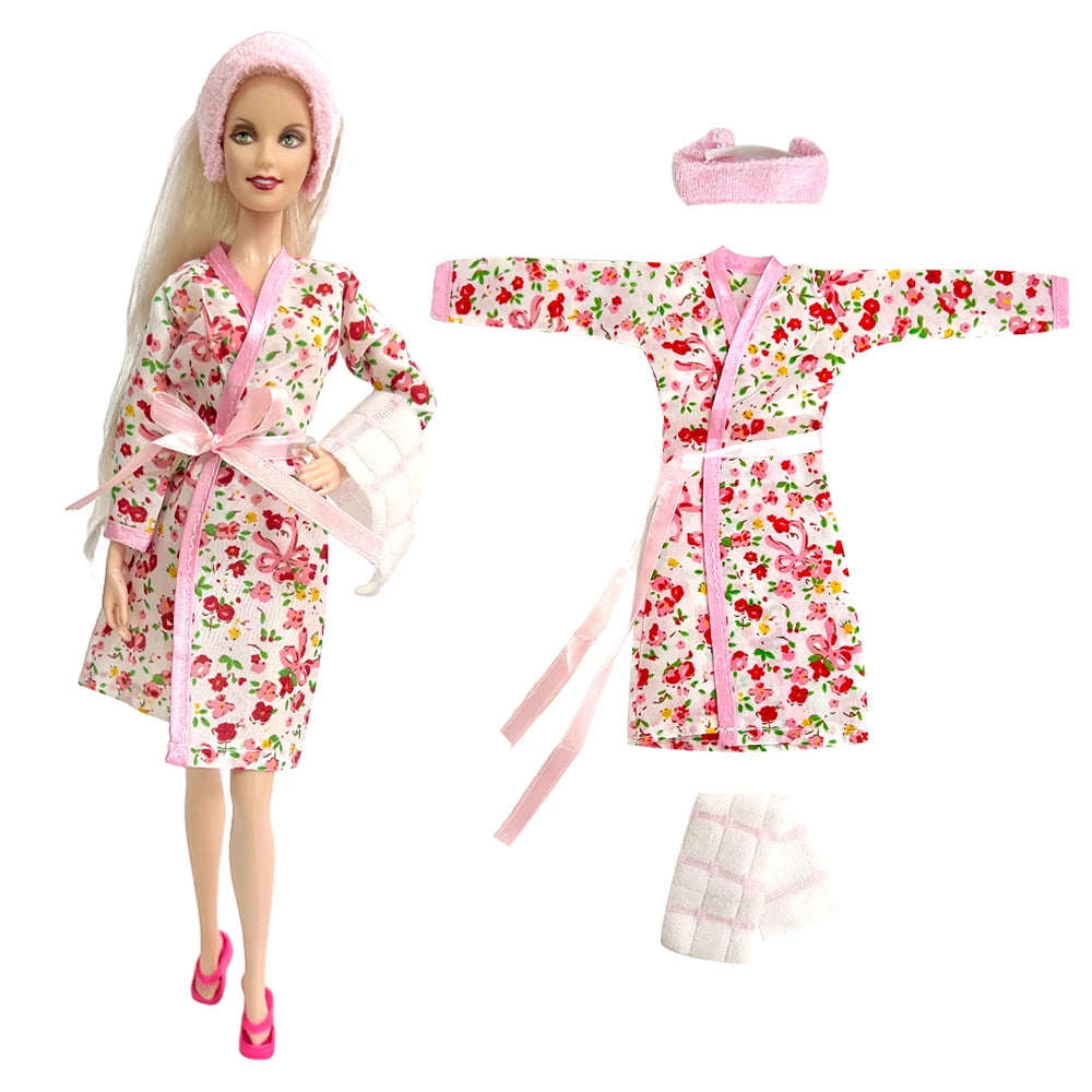 NK 1/6 Doll Princess Hot Sell Fashion Doll Dress Pink Suit For 11.5 Inch Doll Clothes Hat For 29CM Dolls Accessories Gift Toy JJ