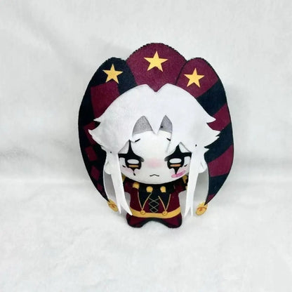 Stuffed 10cm Freak Circus Pierrot Printed Body Cotton Doll Backpack Ornament or Kids Adults Birthday Gift