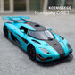 1: 24 K Ö Niger One Collectible Ornament with Sound, Light, and Feedback Function , Alloy sports car toy gift for boys