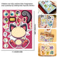 16Sheets Pokemon Make A Face Puzzle Stickers Pikachu Charizard for Kids Make Your Own DIY Game Children Cartoon Jigsaw Toys Gift
